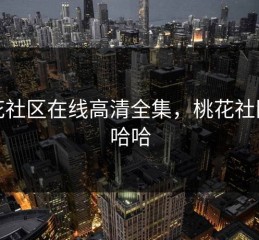 桃花社区在线高清全集，桃花社区啊哈哈